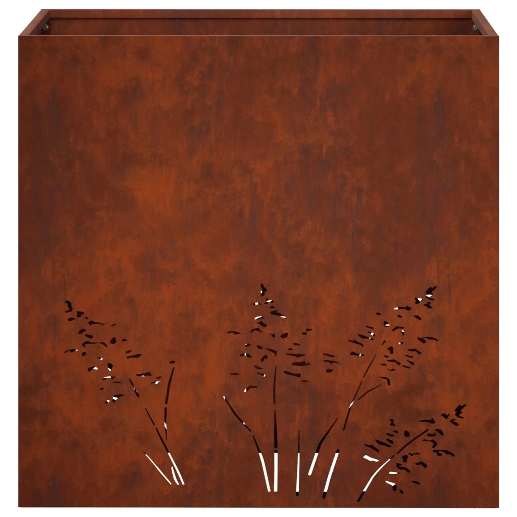 Vaso da giardino Ruggine 50 x 30 x 49 cm Acciaio Corten 8005818