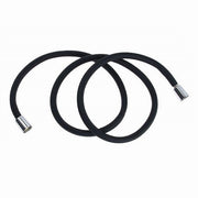 Trade Shop - Tubo Doccia Flessibile 2 Metri Nero Opaco 200 Cm Bagno Laccio Doccetta Box 87289 -
