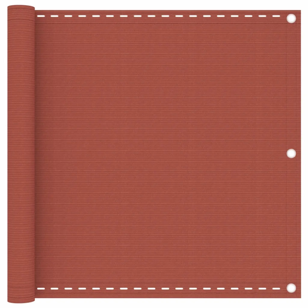 Paravento da Balcone Terracotta 90x300 cm in HDPE cod mxl 24466