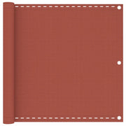 Paravento da Balcone Terracotta 90x300 cm in HDPE cod mxl 24466