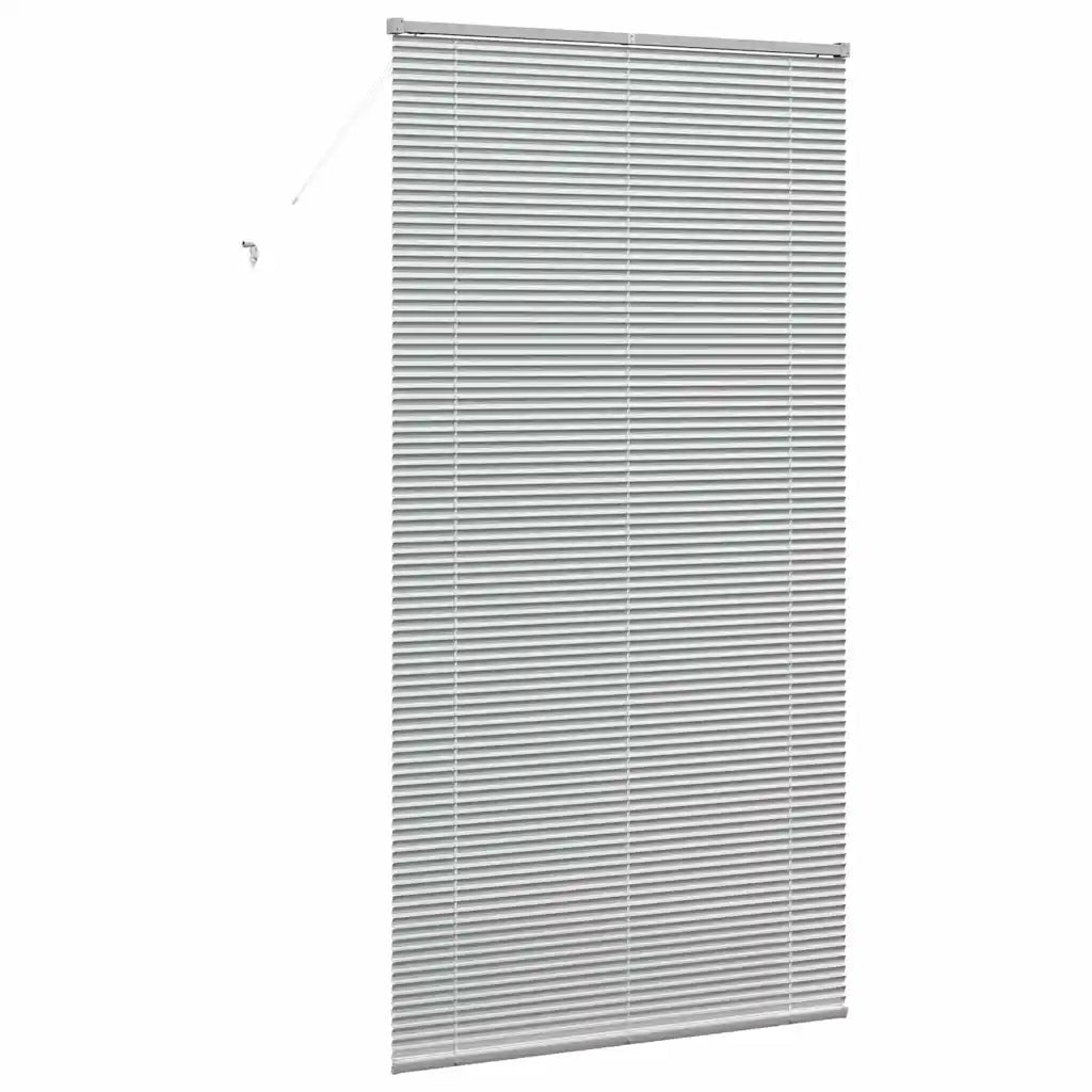 Tendaggi a Veneziana | Tenda a lamelle Argento 220 x 110 cm Alluminio