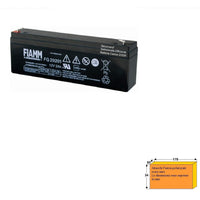 BATTERIA RICARICABILE FIAMM 12V 2AH Securvera SF-120BRFSCSD