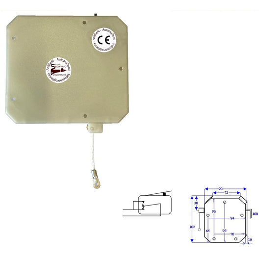 ROLLER O SINTAP CONTATTO A CORDINO SERRANDE TAPPARELLE Securvera SS-SALUCSCSTB