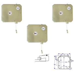 3 ROLLER O SINTAP CONTATTO A CORDINO SERRANDE TAPPARELLE Securvera SS-SALTCSCSTD