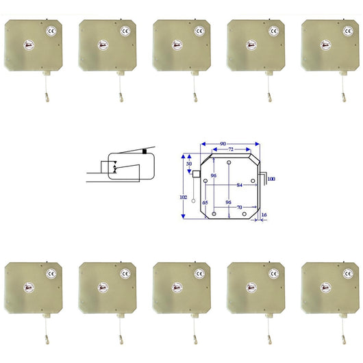 10 ROLLER O SINTAP CONTATTO CORDINO SERRANDE TAPPARELLE Securvera SS-SALCDSCSTA