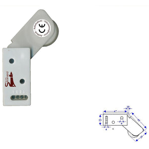 ROTELLO CONTATTO ALLARME A PASSAGGIO Securvera SE-RCBURCVAPD