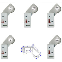 5 ROTELLI CONTATTI ALLARME A PASSAGGIO Securvera SE-RCBCRCVAPE
