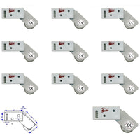 10 ROTELLI CONTATTI ALLARME A PASSAGGIO Securvera SE-RCBXRCVAPE