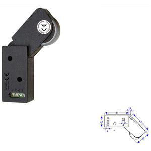 ROTELLO CONTATTO ALLARME A PASSAGGIO Securvera SE-RCMURCVAPC