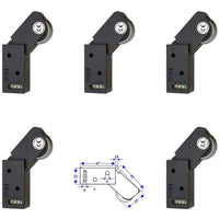 5 ROTELLI CONTATTI ALLARME A PASSAGGIO Securvera SE-RCMCRCVAPD