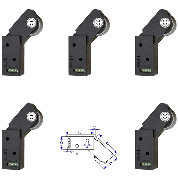 5 ROTELLI CONTATTI ALLARME A PASSAGGIO Securvera SE-RCMCRCVAPD
