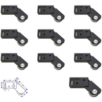 10 ROTELLI CONTATTI ALLARME A PASSAGGIO Securvera SE-RCMXRCVAPD