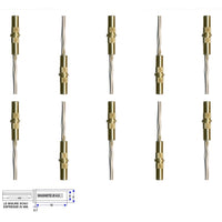 10 MINICONTATTI MAGNETICI DA INCASSO CILINDRICI A CHIODO Securvera ST-105XCMOCOB