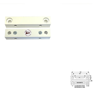 CONTATTO MAGNETICO DA ESTERNO PER INFISSI NON FERROSI Securvera ST-41BCMEPFVE