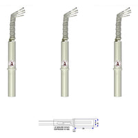 3 CONTATTI MAGNETICI DA INCASSO PER INFISSI NON FERROSI Securvera ST-415CPTSMPA