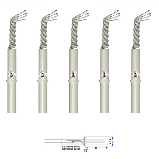 5 CONTATTI MAGNETICI DA INCASSO PER INFISSI NON FERROSI Securvera ST-415CPCSMPA
