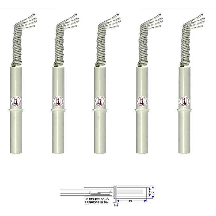 5 CONTATTI MAGNETICI DA INCASSO PER INFISSI NON FERROSI Securvera ST-415CPCSMPA