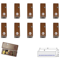 10 SENSORI VIBRAZIONE E SCASSO ADESIVO CONTATTI DORATI Securvera SV-VAMCDNCXVD