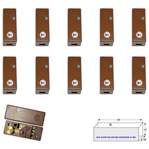 10 SENSORI VIBRAZIONE E SCASSO ADESIVO CONTATTI DORATI Securvera SV-VAMCDNCXVE