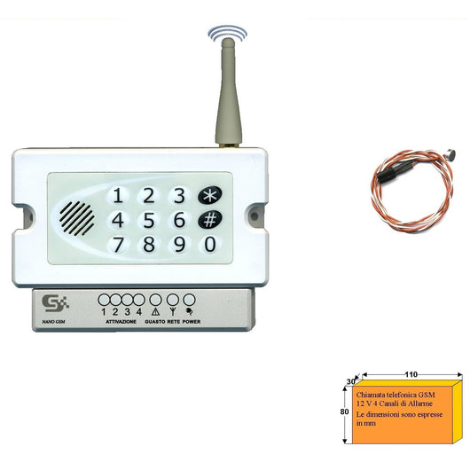 COMBINATORE GSM Securvera SS-GNCMA4BLTA