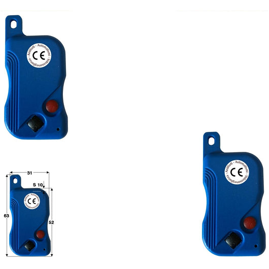 2 RADIOCOMANDI AT2BLU 2 CANALI 433,92 MHz Securvera SL-ATBATDRLWA