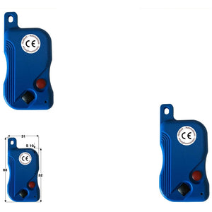 2 RADIOCOMANDI AT2BLU 2 CANALI 433,92 MHz Securvera SL-ATBATDRLWE