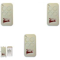 3 RADIOCOMANDI 4 CANALI CODICE UNIVOCO ROLLING CODE Securvera SV-TRC3RC4CSD