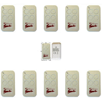 10 RADIOCOMANDI 4 CANALI CODICE RC UNIVOCO INCOPIABILE Securvera SV-TRCDRC4CSC