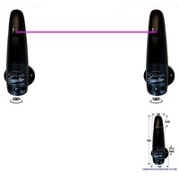 COPPIA DI FOTOCELLULE ROTANTI 180° PORTATA 20MT 12/24Vac Securvera SV-FTLFSOEPVE