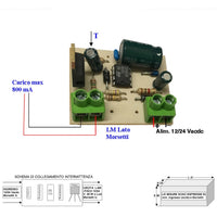INTERMITTENZA PER LAMPEGGIANTE AD INCANDESCENZA Securvera SV-CISTXFLFVD