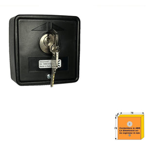 SELETTORE ELETTRICO A CHIAVE - APRE-STOP-CHIUDE Securvera SV-PLAUS2CRMB