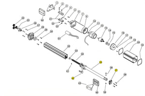 942 STELO INOX + CARRELLO COMPLETO CORSA 400 LINEAR 11 VH 230V RICAMBIO