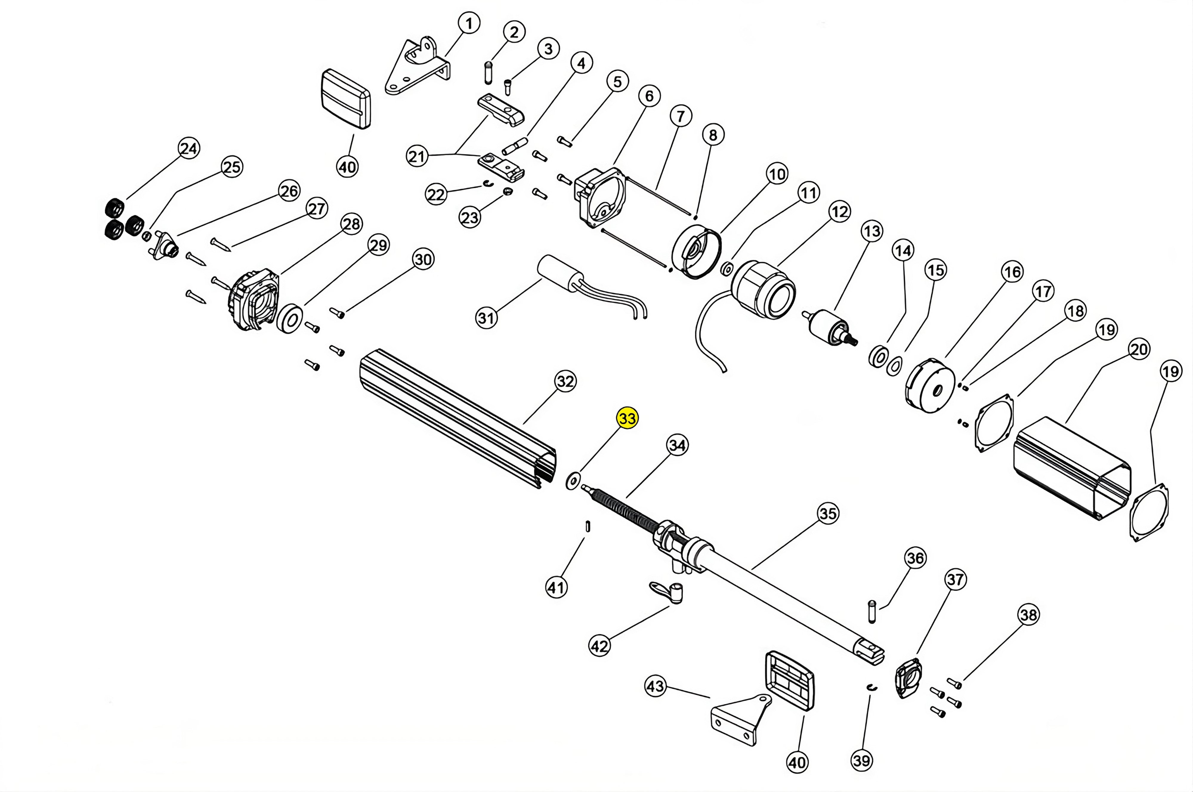 121009 RONDELLA M12X2.5 TORNITA LINEAR 11 VH 230V RICAMBIO