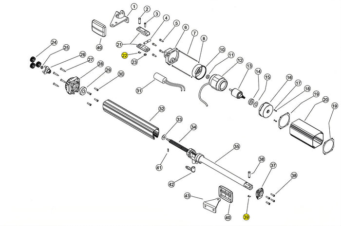 121381 SEEGER RADIALE d.9 LINEAR 11 VH 230V RICAMBIO