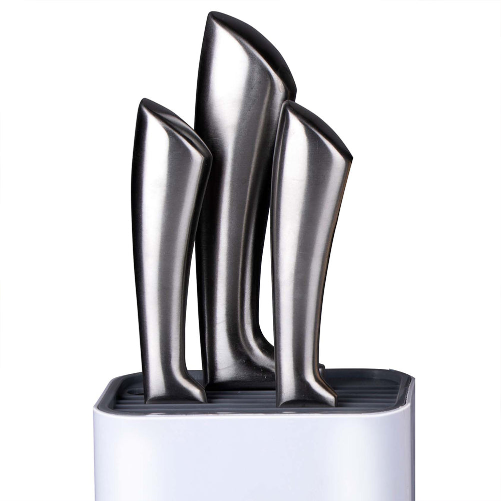 Organizer da Cucina Portamensoli Coltelli Posate con 2 Taglieri 34 x 13 x 23 cm