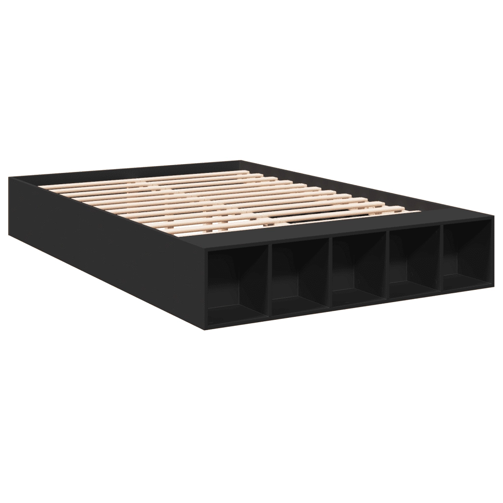 Giroletto Nero 135x190 cm in Legno Multistrato