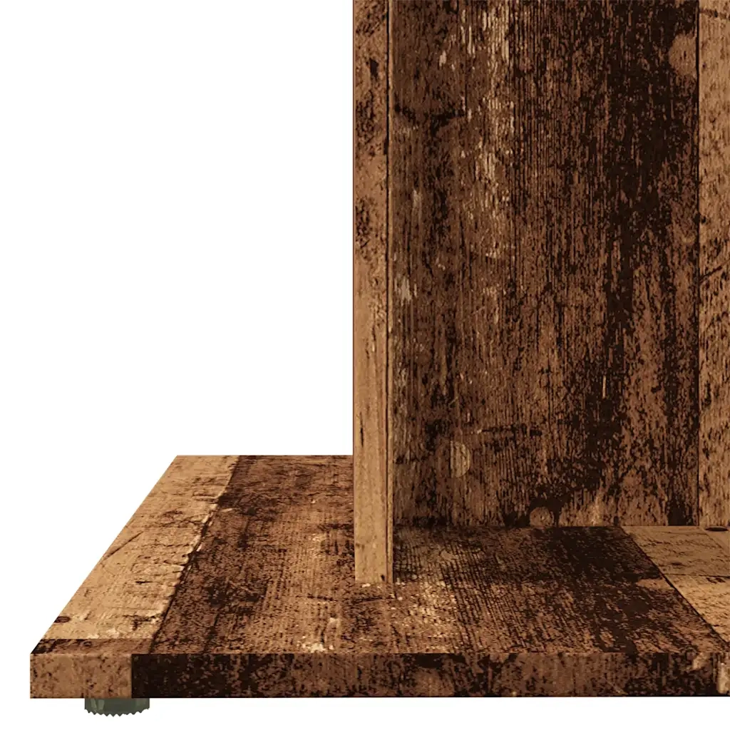Tavolo da Pranzo Legno Antico 80x80x75 cm in Legno Multistrato 855810