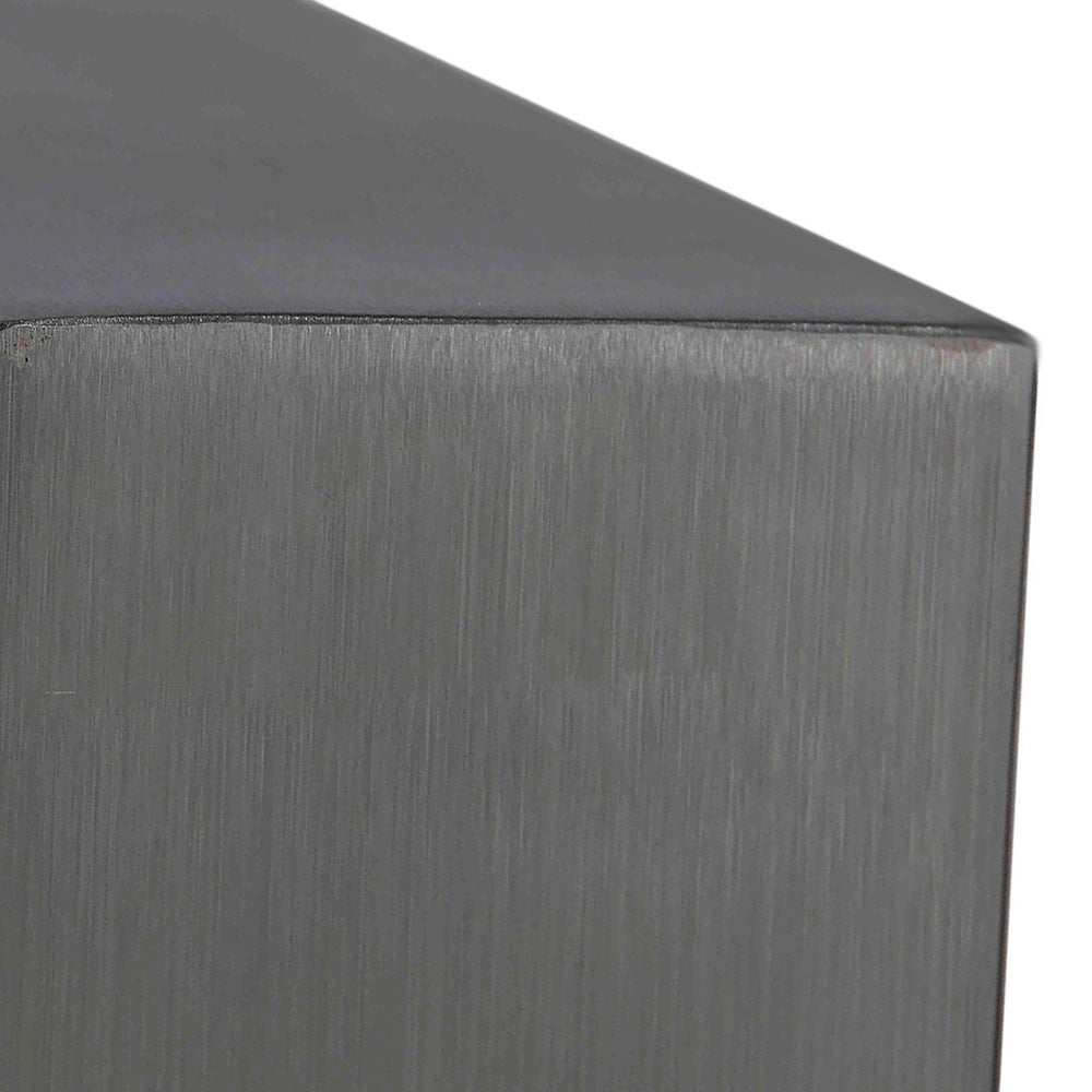 Tavolo Pranzo Acciaio Inox Piano Lucido Bianco Rettangolare 90 x 180 cm stile moderno sala da pranzo soggiorno