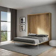 Letto matrimoniale a scomparsa 160 Kentaro quercia natura
