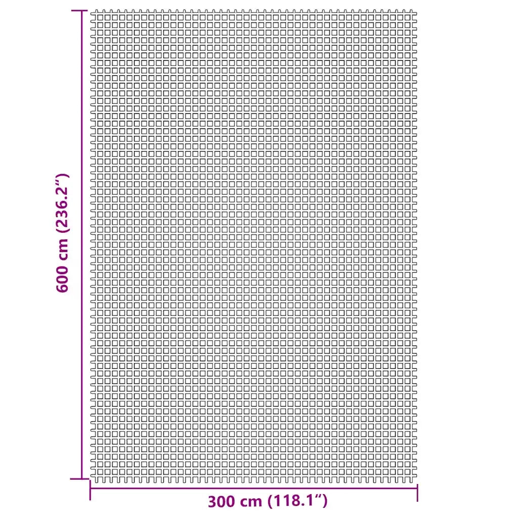 Tappeto da Tenda Crema 6x3 m