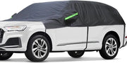 Pannello di copertura per garage auto invernale, impermeabile, outdoor, copertura per vetri anteriori e posteriori con tessuto di cotone resistente all'acqua.