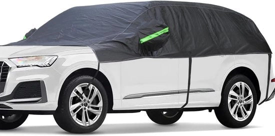 Pannello di copertura per garage auto invernale, impermeabile, outdoor, copertura per vetri anteriori e posteriori con tessuto di cotone resistente all'acqua.