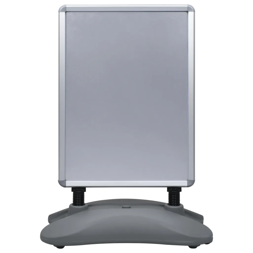 Piedistallo per Poster A1 Base ad Acqua Grigio Lega Alluminio cod mxl 73375