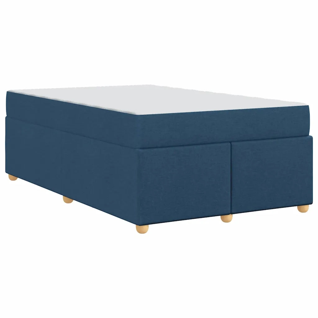 Struttura del letto con materasso Blu 120 x 190 cm Tessuto 3399348