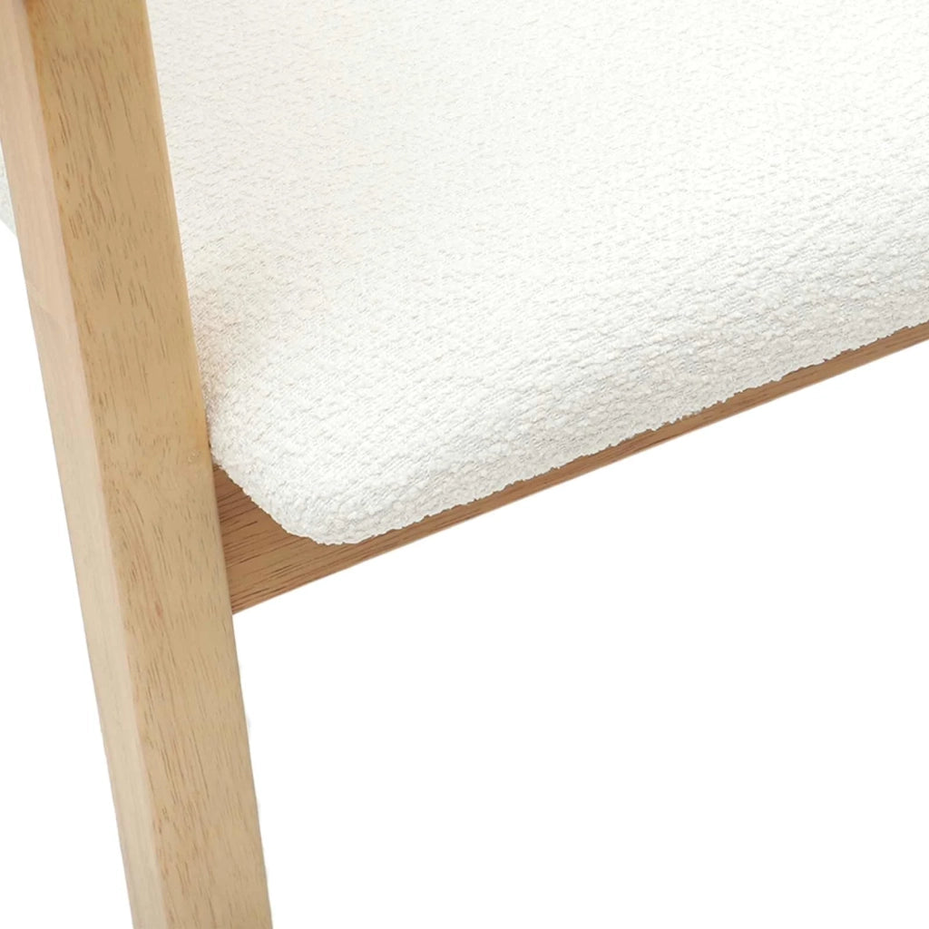 Sedie da pranzo 2 pcs Naturale 54 x 57 x 73 cm