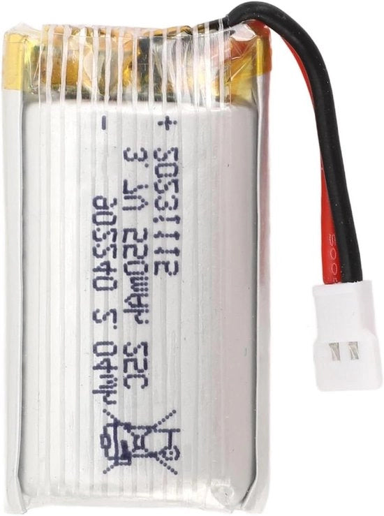 Batteria per Drone 550 mAh per UAV con connettore XH2.54 e rilevamento di aerei in volo