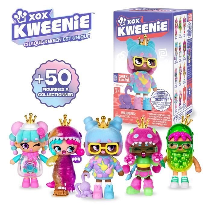 Bambola a sorpresa - XOX KWEENIE - Serie Quirky - 13 cm - 13 modelli da collezionare - Modello casuale
