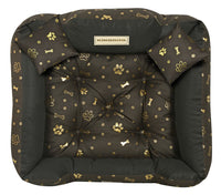 AIO FACTORY 75x65 cm KINGDOG Cuccia per cani impermeabile personalizzabile Golden Bones