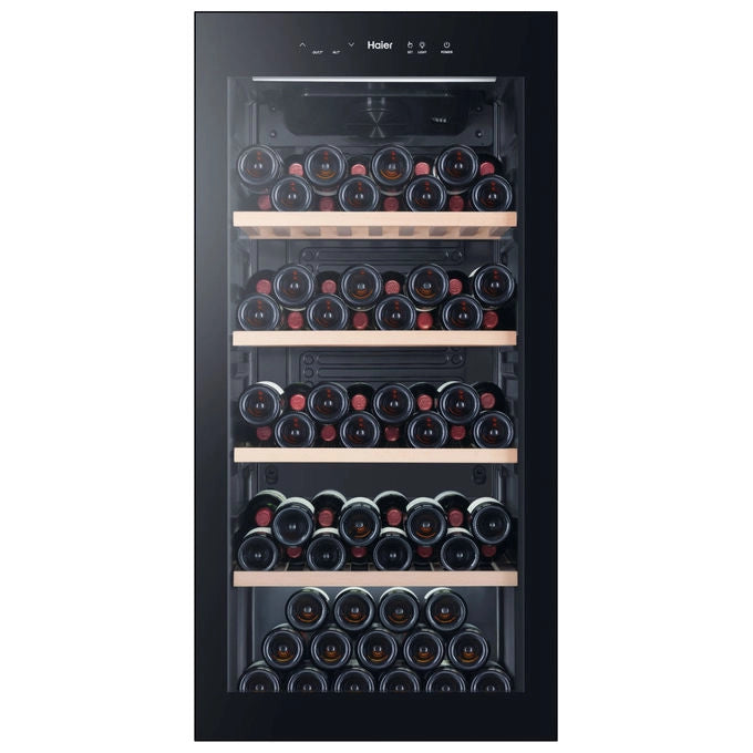 Haier Wine Bank 60 Serie 5 Cantinetta Vino 117 Bottiglie Nero