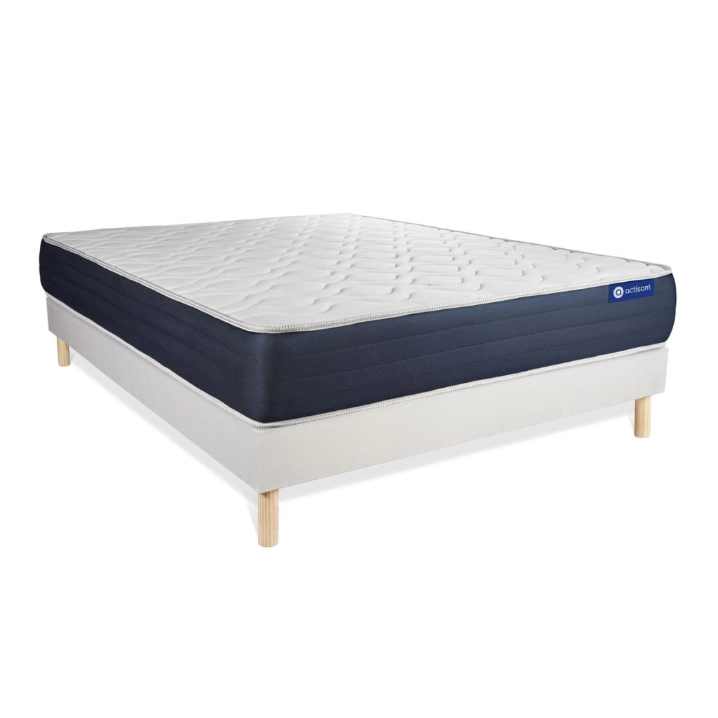 Kit rete e materasso matrimoniale Actimemo sleep 150x190cm - Spessore : 22cm- memory foam - Bilanciato -